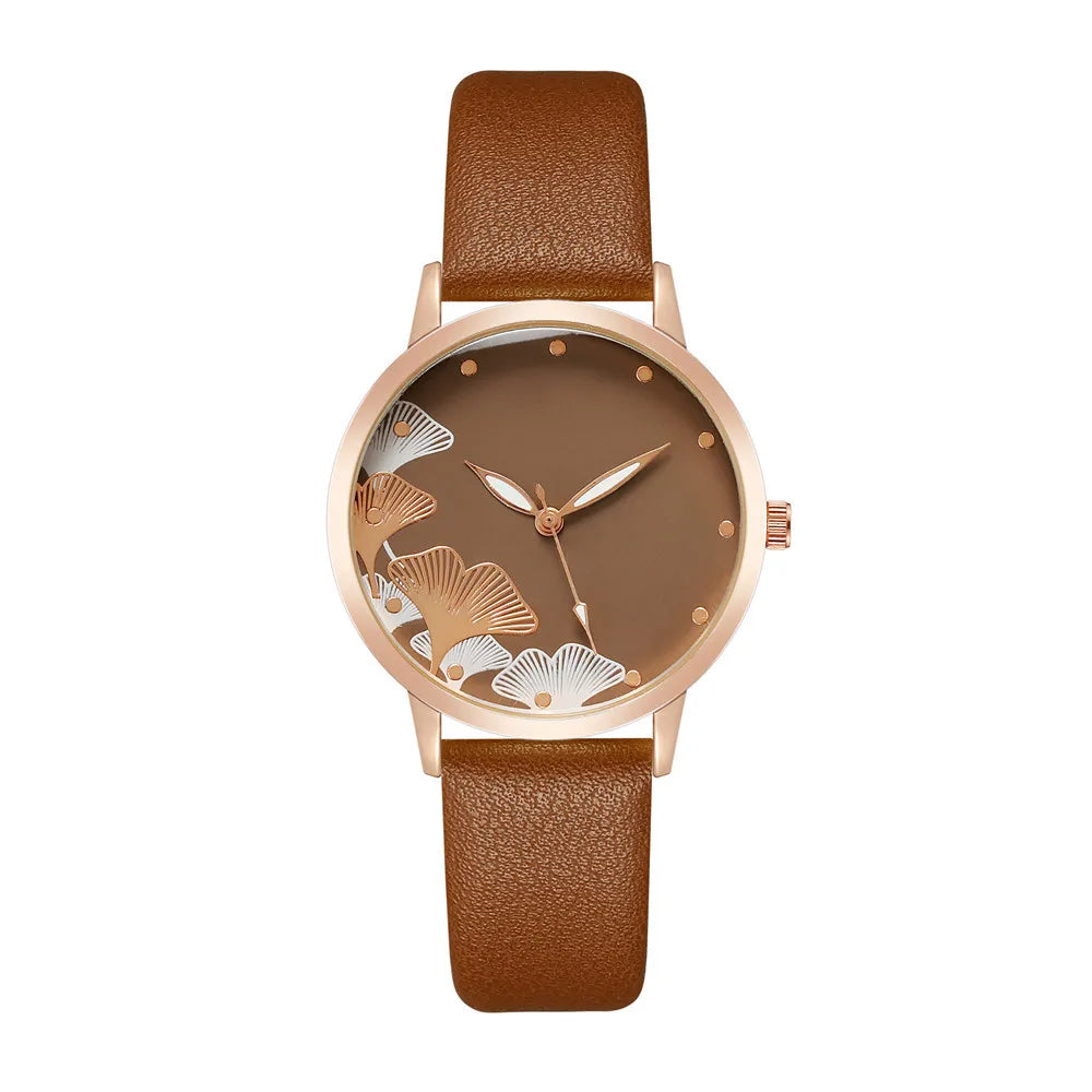 Simple Women's Ink Painting Quartz Watch