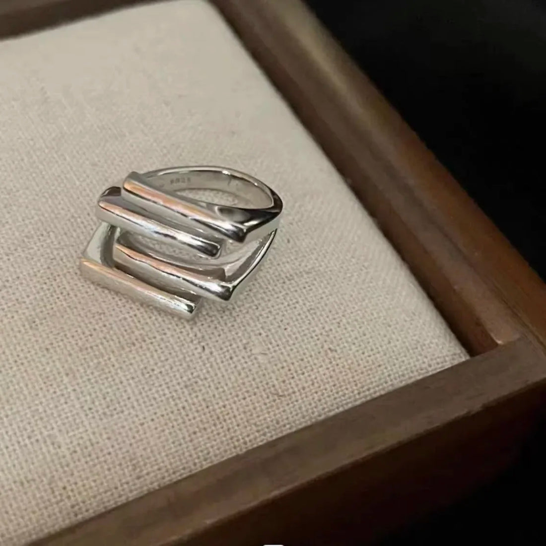 925 Sterling Ring for Women, Retro Handmade Gift
