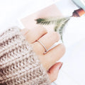 925 Silver Single Row Zircon Ring for Women Luxury Jewelry