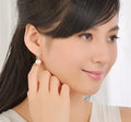 925 Silver Custom 10mm Pearl Drop Earrings for Women Girls