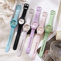 Silicone Strap Quartz Watch for Women