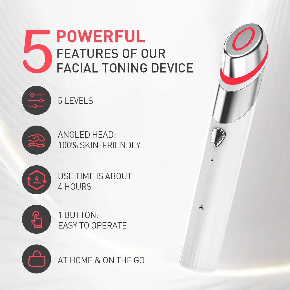 Handheld Skin Care Device: Vibrating Face Lift Massager