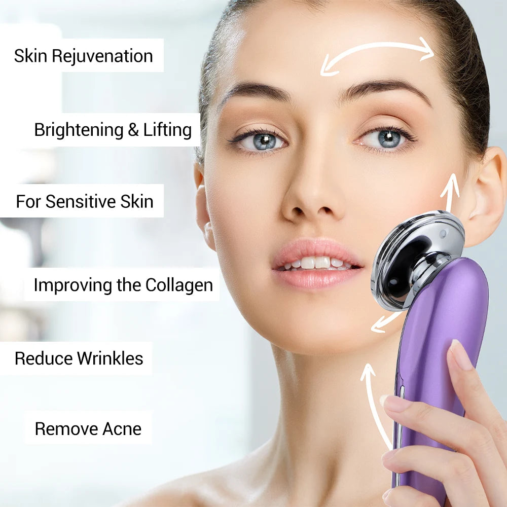 7-in-1 Anti-Aging EMS LED Face & Neck Firming Massager