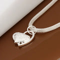 925 Silver Heart Necklace – Elegant Love Jewelry