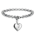 925 Sterling Silver Noble Heart Chain Bracelet for Women