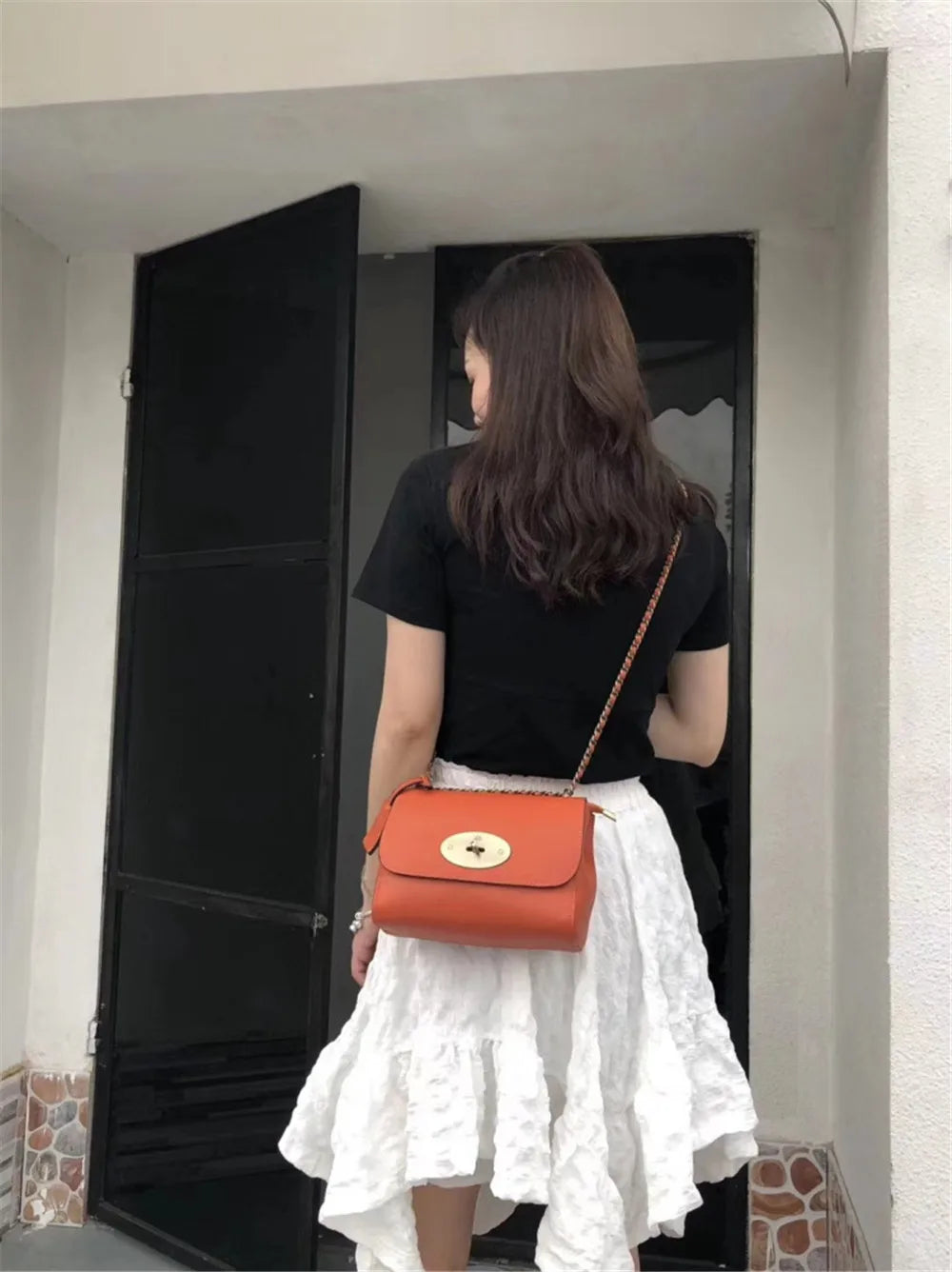 Large Luxury Brand Chain Shoulder Bag | 100% Genuine Leather Women’s Handbag