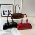 Vintage PU Zipper Shoulder Bags for Women