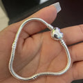 925 Sterling Silver Snake Chain Bracelet for Women
