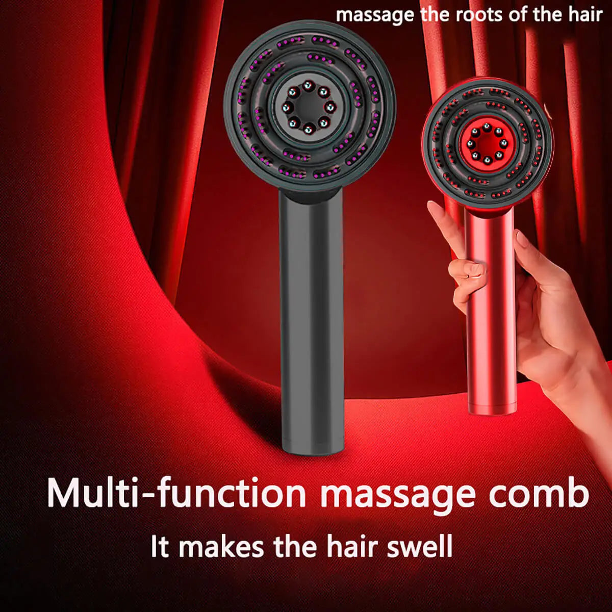 Electric Scalp Massager – Hair Growth & Deep Muscle Relief