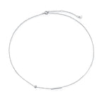 Sideways Cross Necklace – Minimal Chic Gold Stainless Steel