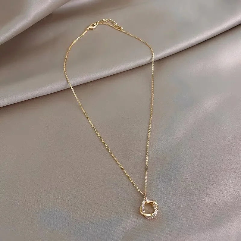 14K Gold 925 Silver Cross Pendant Necklace for Women