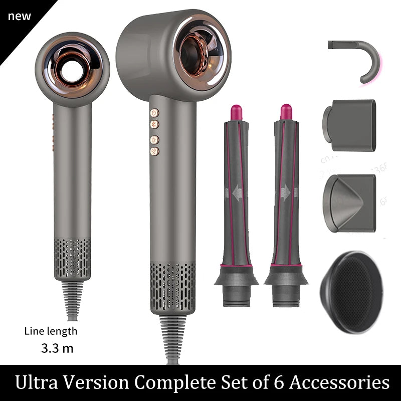 Professional Leafless Hair Dryer | Negative Ion Quick Drying & Hair Care