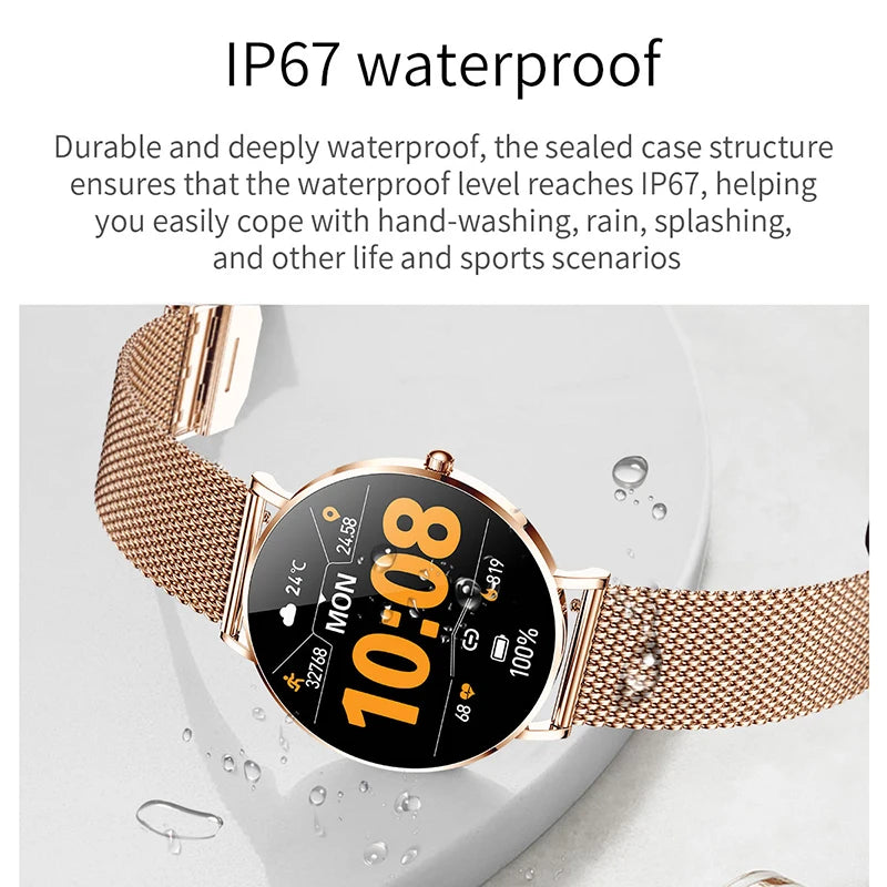 Ultra Thin Smart Watch Women + Box