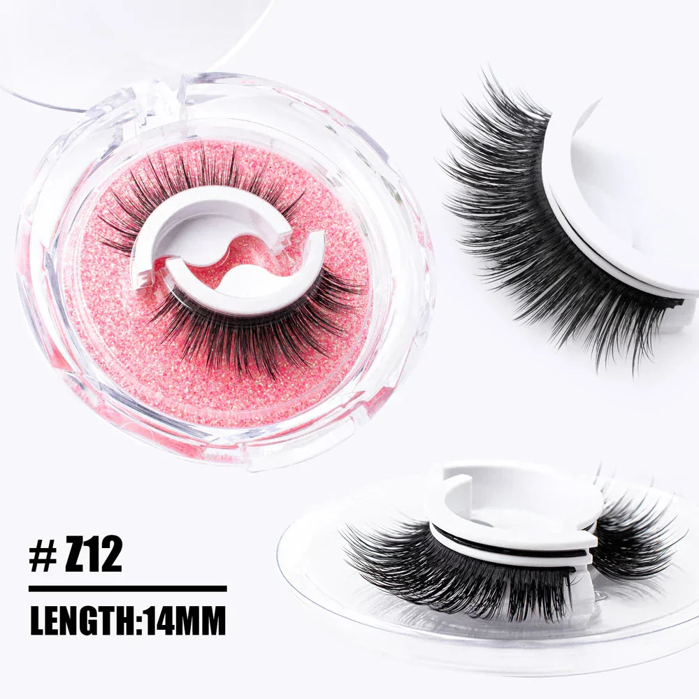 Reusable Self-Adhesive False Eyelashes – Glue-Free, Easy Wear