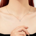 925 Silver Star of David Pendant Necklace Women