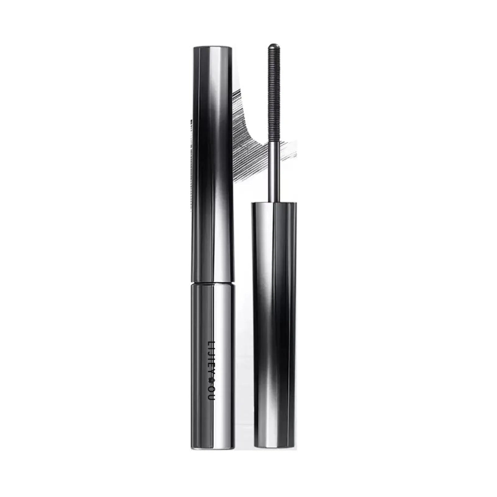 Waterproof Long-Lasting Metal Brush Mascara – No Clumps, No Flakes