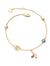 925 Silver Bee Daisy Zircon Tassel Bangle Bracelet Women