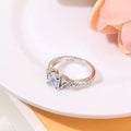 Exquisite Women's Zircon Wedding Ring 925 Sterling Silver