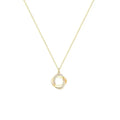 14K Gold 925 Silver Cross Pendant Necklace for Women
