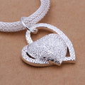 925 Silver Heart Necklace – Elegant Love Jewelry
