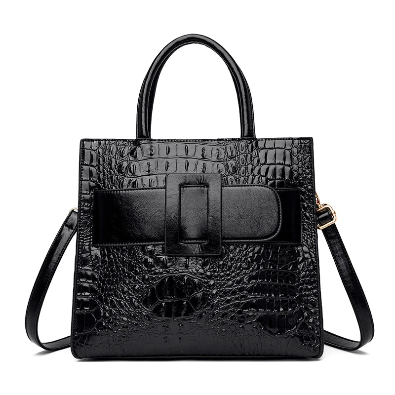 Luxury Crocodile Leather Handbag for Women