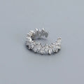 Luxury 925 Silver Horse Eye Zircon Ear Cuff – Non-Piercing