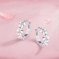 925 Silver Flower Earrings for Women – Charm Jewelry Gift