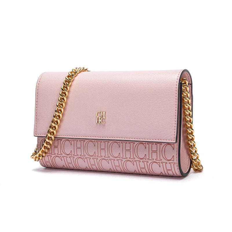 Classic Solid Color Chain Bag with Exquisite Craftsmanship