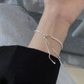 925 Sterling Silver Zircon Tennis Elegant Bracelet