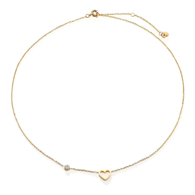 Sideways Cross Necklace – Minimal Chic Gold Stainless Steel