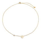 Sideways Cross Necklace – Minimal Chic Gold Stainless Steel