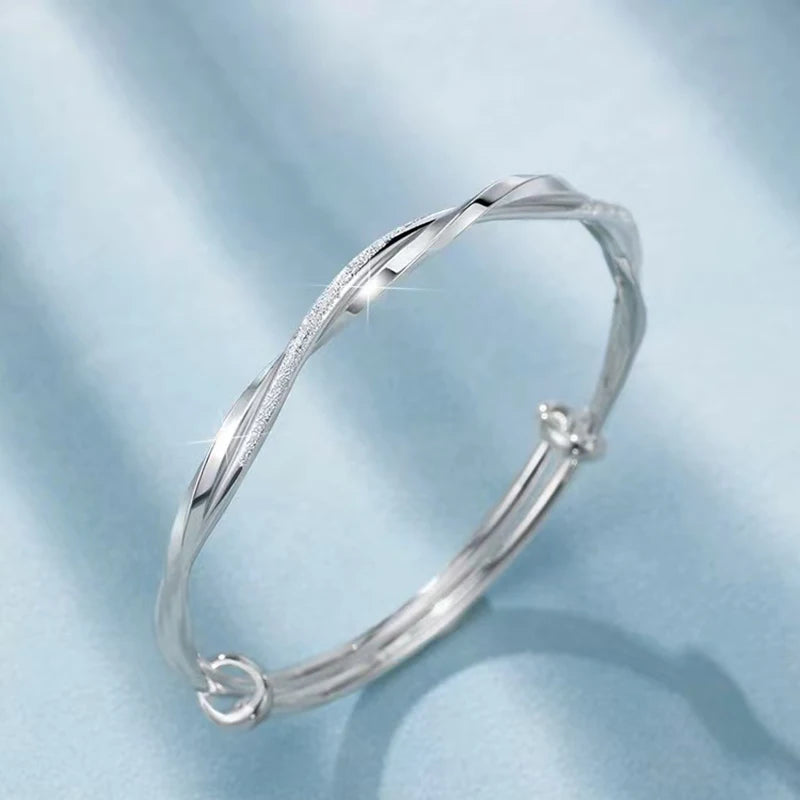 925 Silver Charm Bracelet – Elegant Gift for Her, Party-Ready