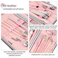 7-16Pcs Manicure Pedicure Set, Pro Nail Clipper Kit w/ Case