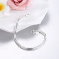 925 Silver 3mm Snake Chain Bracelet 8