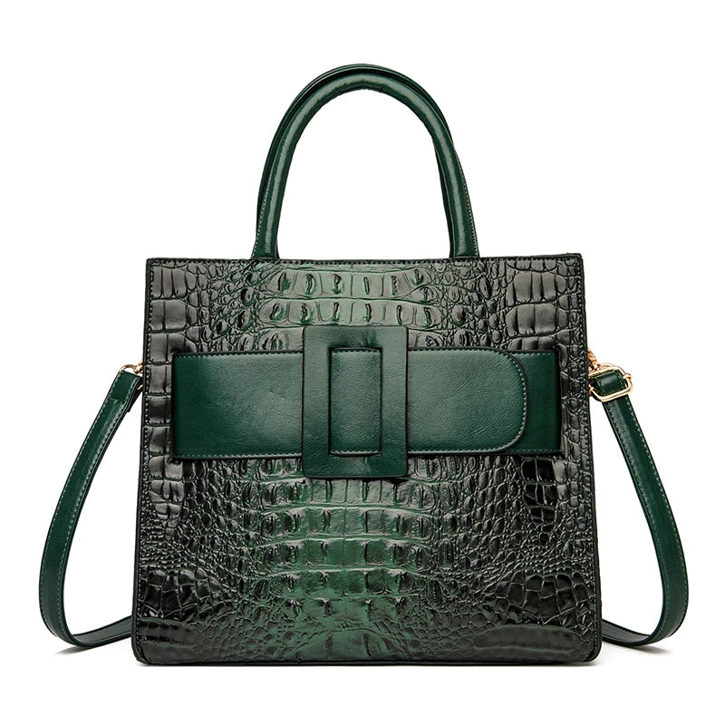 Luxury Crocodile Leather Handbag for Women