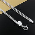 925 Silver Charm Bead Necklace – Fine Jewelry for Women Gift
