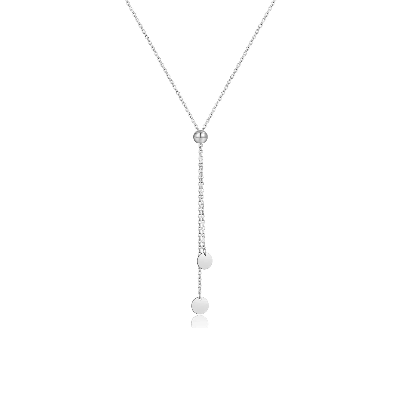 925 Silver Adjustable Bead Necklace/ Bracelet Jewelry