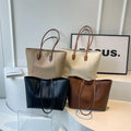 Trendy Light Luxury Women's Handbag with PU Zipper