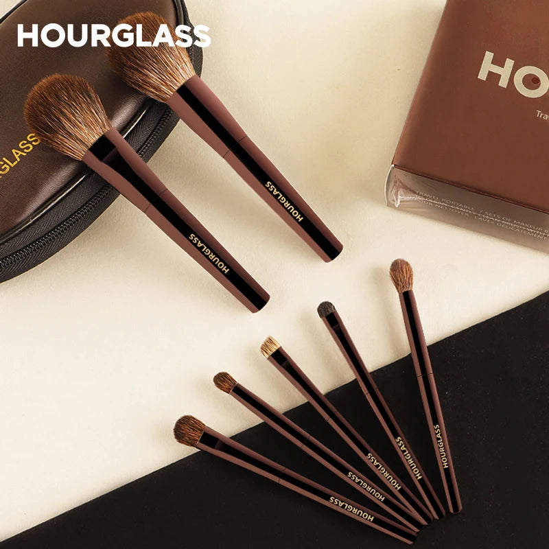 Mini Portable Makeup Brush Set 7-Piece
