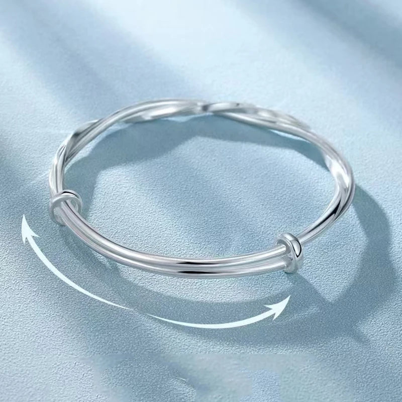 925 Silver Charm Bracelet – Elegant Gift for Her, Party-Ready