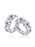 925 Silver Flower Earrings for Women – Charm Jewelry Gift