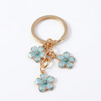 Sakura Flower Keychain – Cute Enamel Bag Charm Accessory