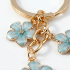 Sakura Flower Keychain – Cute Enamel Bag Charm Accessory