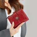 RFID Anti-Theft Wallet for Women, Multi-Card Zipper, Coin Wallet