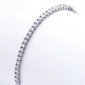 925 Silver Tennis Bracelet 18CM 2mm Zirconia Gift Bangle