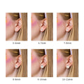 925 Sterling Silver Freshwater Pearl Stud Earrings for Women