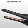 Mini Flat Iron for Short Hair - Compact Pencil Straightener