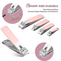 7-16Pcs Manicure Pedicure Set, Pro Nail Clipper Kit w/ Case