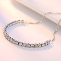 925 Sterling Silver Zircon Tennis Elegant Bracelet