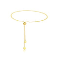 925 Silver Adjustable Bead Necklace/ Bracelet Jewelry